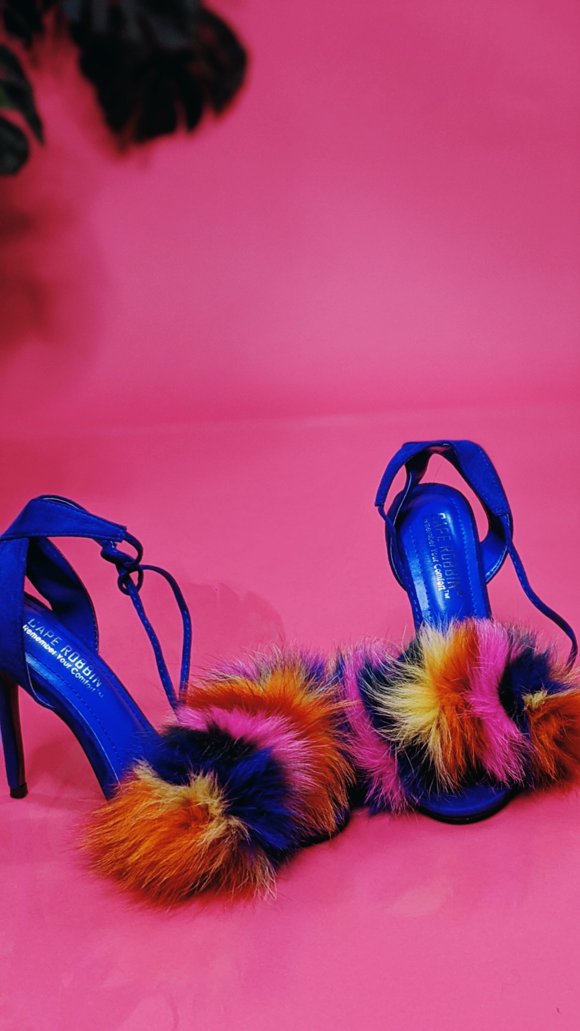 Feeling Extra Faux Fur Stiletto Heel | Stiletto heels, Orange shoes heels,  Heels